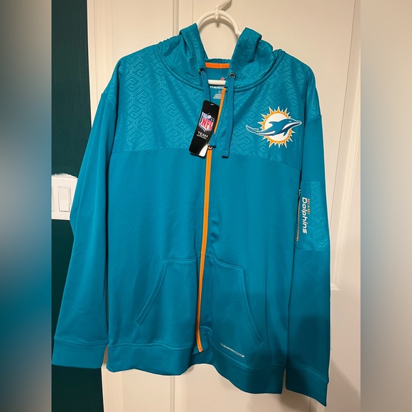 BRAND NEW WITH TAGS Miami Dolphins lightweight jacket - Picture 1 of 3